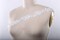 1 Yard Ivory Beaded Floral Bridal Lace Trim for Wedding Gowns Veils and Evening Dresses 1.5 Inch wide